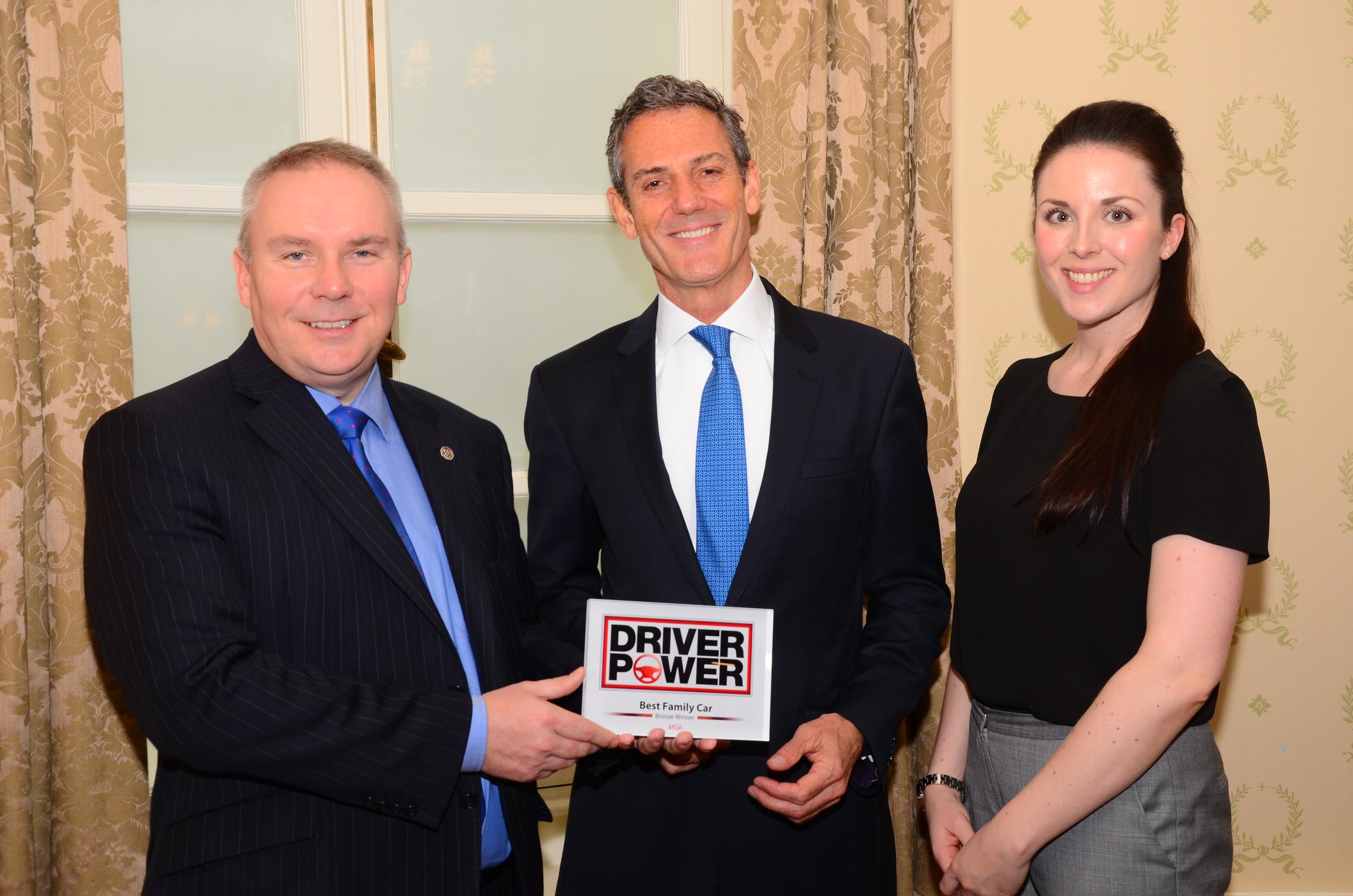 MG RIDING HIGH IN DRIVER POWER SURVEY